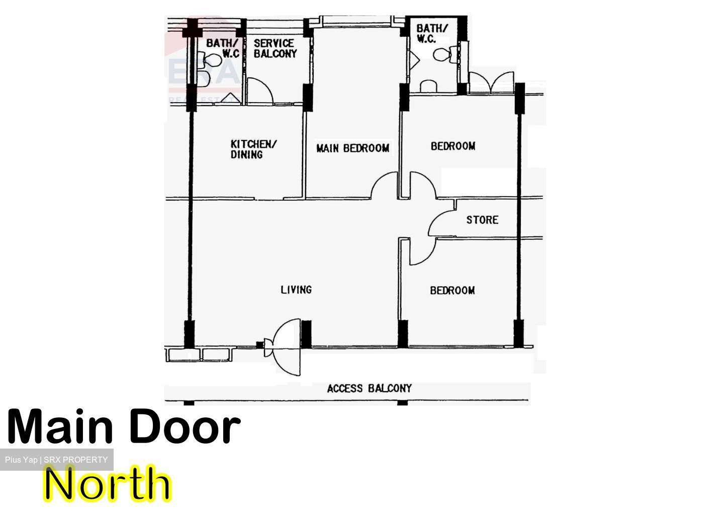 Blk 545 Serangoon North Avenue 3 (Serangoon), HDB 4 Rooms #500323871